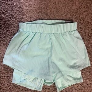 CALIA by Carrie Underwood Light Green Athletic Shorts